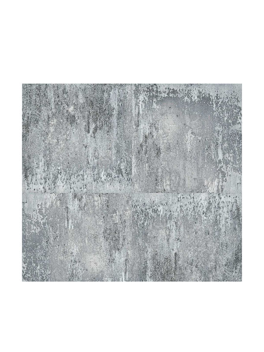 Wallpaper Μέταλλο Vinyl Gray L1000xW53cm Washable