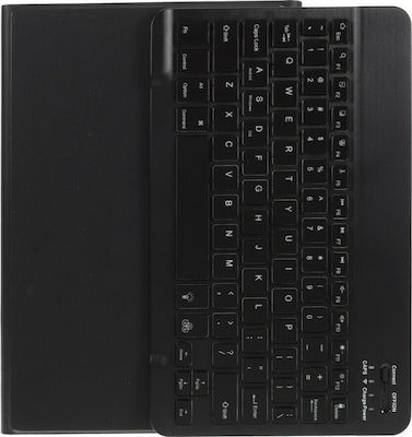 Flip Cover Piele artificială cu Tastatură Engleză SUA Negru (Galaxy Tab A7) 104754292B