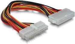 DeLock 24 de pini ATX - 24 de pini ATX Cablu 0.27m Multicolor (82989)