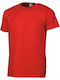 Fruit of the Loom Valueweight Τ Men's Short Sleeve Promotional T-Shirt Red