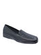 4213-1140-410 Leather Women's Moccasins in Black Color