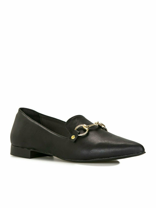 Silia D 1911 Women's Leather Loafers Black