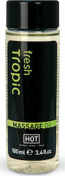 HOT Massage Oil Λάδι για Μασάζ με Άρωμα Fresh Tropic 100ml