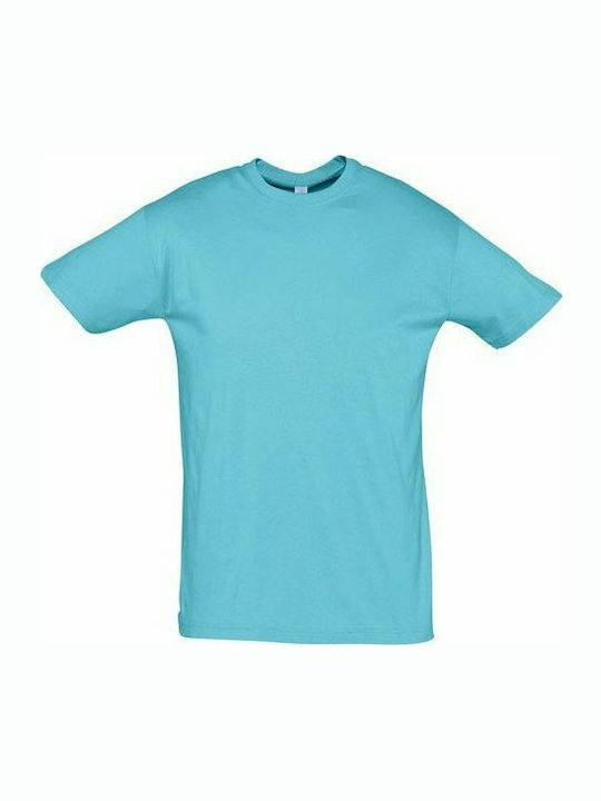 Sol's Regent Мъжко Рекламна тениска Къс ръкав Atoll Blue