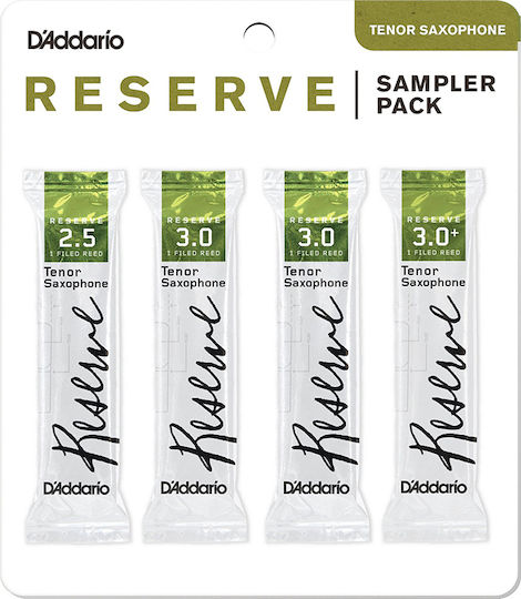 Daddario Reserve Pack Tenor Saxophon Blätter 4 Stk. Schilfrohr 4Stück