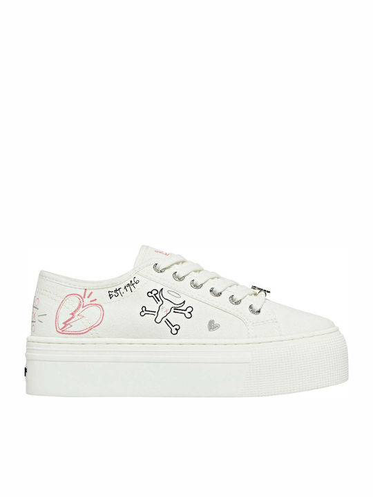 Windsor Smith Rhea Damen Flatforms Sneakers Weiß