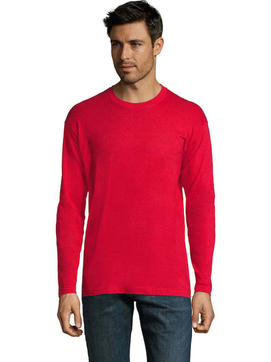 Sol's Monarch Men's Long Sleeve Promotional Blouse Red
