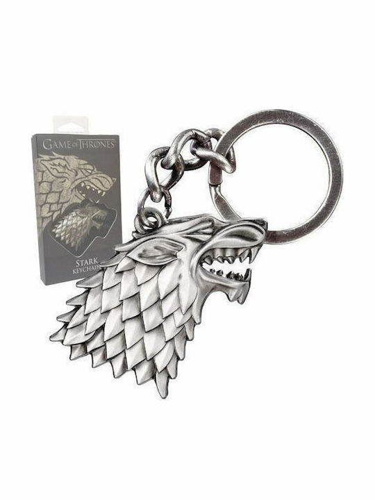 The Noble Collection Μπρελόκ Game of Thrones Stark Sigil Μεταλλικό