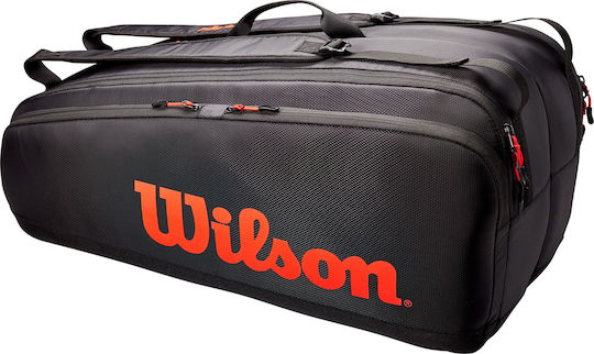 Wilson Tour 12-Pack Geantă Rucsacuri Tenis 12 rachete Negru