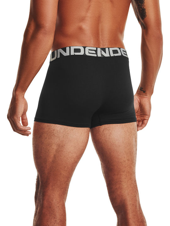 Under Armour Charged Ανδρικά Μποξεράκια Μαύρα 3Pack