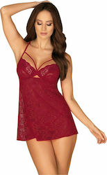 Obsessive Ivetta Set Sexy cu Halat Red