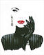 Diamond Dotz Segeltuch Diamond Painting Kit Diamond Painting Dame in Schwarz 42x52 cm. DD10.022