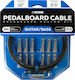 Boss Solderless Pedalboard Cable Kit 12ft Pedal Accessory in Gold Color