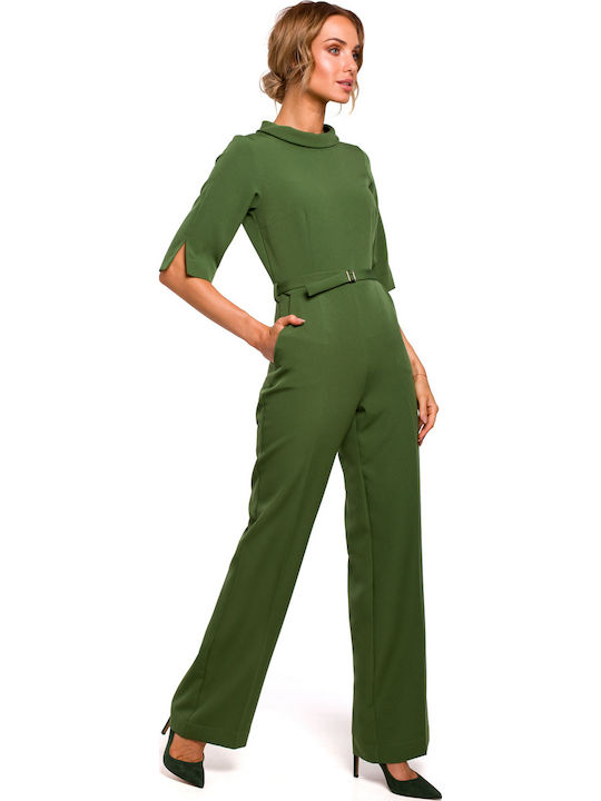 MOE M463 Women's Short-sleeved One-piece Suit Green MOE463