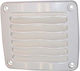 Eval Boat Air Duct Louver 124x112x12mm White