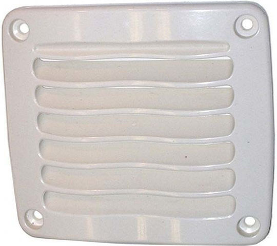 Eval Boat Air Duct Louver 124x112x12mm White