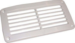 Eval Boat Air Duct Louver 210x108x12mm White