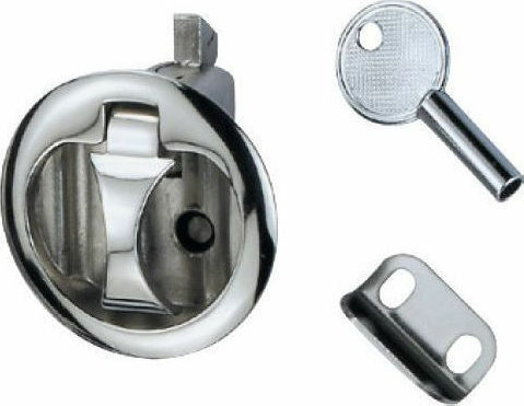Eval Încuietoare Barcă Încastrat Lock Inox cu cheie 61mm