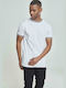 Urban Classics Ανδρικό T-shirt White / Black Μονόχρωμο