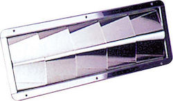 Eval Boat Stainless Steel Air Duct Louver 320x108mm SIlver