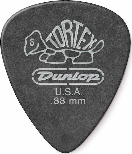 Dunlop Pick Guitar Tortex Pitch Black Standard Thickness 0.88mm Packaging 1pcs