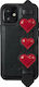 Kingxbar Refreshing with Swarovski Crystals Back Cover Black (iPhone 12 mini)