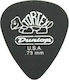 Dunlop Pick Guitar Tortex Pitch Black Standard Thickness 0.73mm Packaging 1pcs