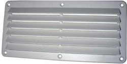 Eval Περσίδα Αεραγωγού Σκάφους Πλαστική 260x127mm Λευκό Χρώμα Eval Περσίδα Αεραγωγού Σκάφους Πλαστική 260x127mm Λευκό Χρώμα