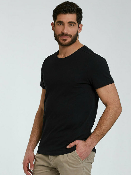 Roly Atomic 150 T-shirt Bărbătesc cu Mânecă Scurtă Negru