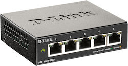 D-Link DGS-1100-05V2 Managed L2 Switch με 5 Θύρες Gigabit (1Gbps) Ethernet