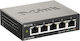 D-Link DGS-1100-05V2 Managed L2 Switch με 5 Θύρες Gigabit (1Gbps) Ethernet