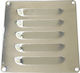 Eval Boat Stainless Steel Air Duct Louver 120x120mm SIlver
