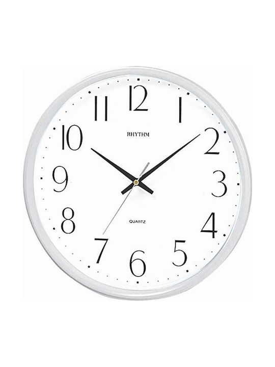 Rhythm Ρολόι Τοίχου Αθόρυβο Πλαστικό 32cm