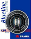 Braun Phototechnik BlueLine Digital Φίλτρo CPL Διαμέτρου 49mm για Φωτογραφικούς Φακούς