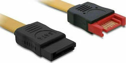 DeLock 7-Pin SATA III - 7-Pin SATA III Cable 50cm Κίτρινο (82854)