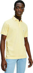 Tommy Hilfiger Ανδρικό T-shirt Κοντομάνικο Polo Κίτρινο