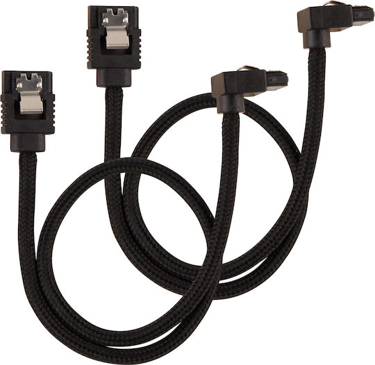 Corsair Premium Sleeveed 7-Pin SATA III - 7-Pin SATA III 30cm Schwarz CC-8900278