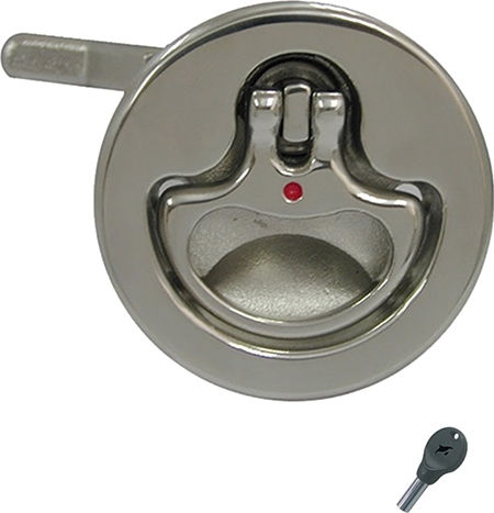 Eval Schlösser - Vorhängeschlösser Σκάφους Inox versenktes verbessertes Quadrat-Schloss mit Schlüssel 51mm