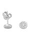 18K White Gold Earrings with Diamond LE143