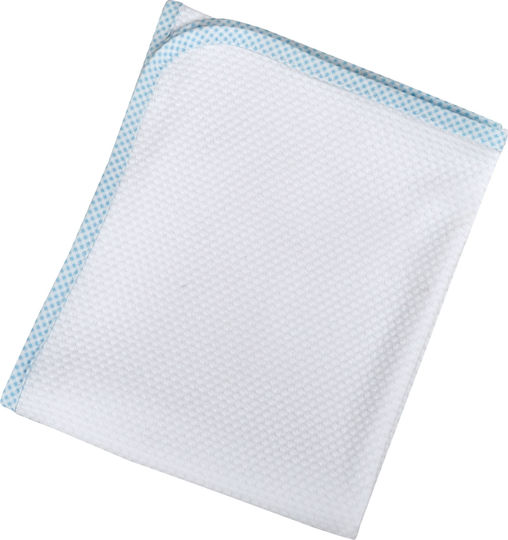 O Kosmos tou Morou Swaddle Blanket Pique White 80x80cm