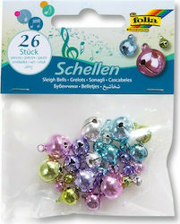 Folia Metallic Decorative Bell for DIY Crafts 6x6cm
