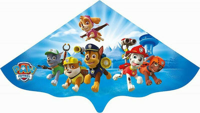 Gunther Pliant Kite Paw Patrol Plastic cu sfoară și sac de depozitare 63x115cm