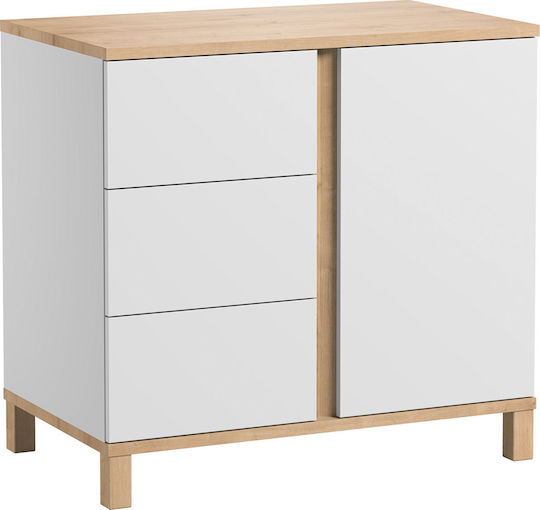 Altitude Βρεφική Συρταριέρα με 3 Συρτάρια White Oak 90x53x84cm Altitude Βρεφική Συρταριέρα με 3 Συρτάρια White Oak 90x53x84cm