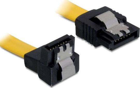 DeLock 7-Pin SATA III - 7-Pin SATA III 0.1cm Κίτρινο 82798