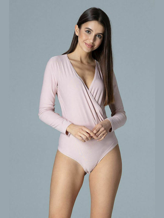 Figl M648 Bodysuit pentru femei Roz 126168