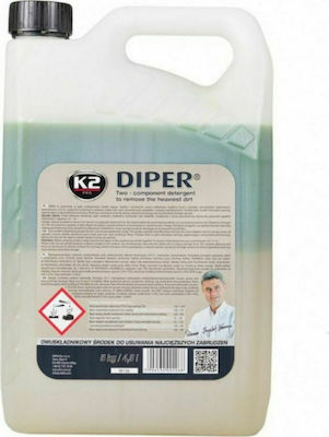 K2 Spumă Curățare Spumă activă cu două componente pentru Corp și Materiale plastice exterioare Diper Active Foam 5lt M156