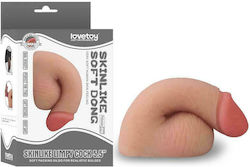Lovetoy Dildo realist cu Scrotum Flesh 14cm