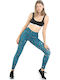Dri-Fit Training Women's Long High Waist Leggings Leo Petrol