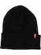 Beanie Männer Beanie Gestrickt in Schwarz Farbe