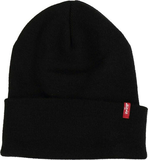Beanie Ανδρικός Σκούφος Πλεκτός σε Μαύρο χρώμα